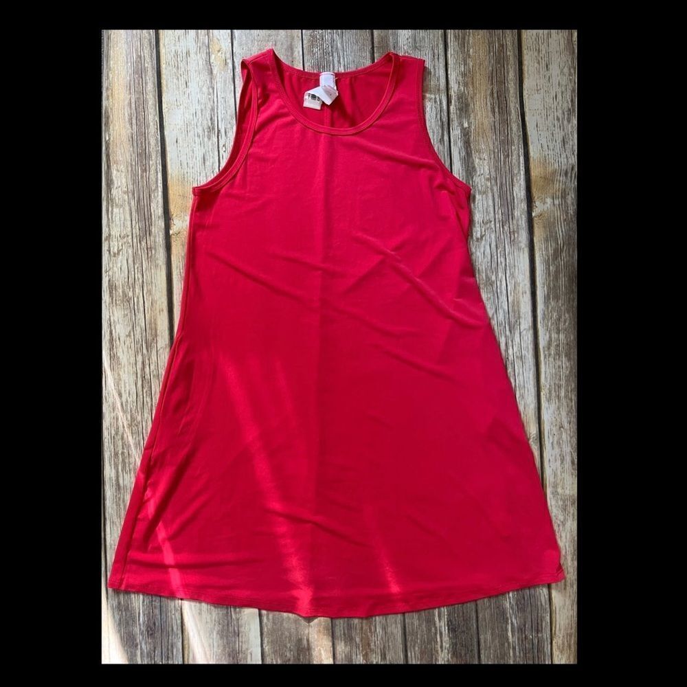 Coral Tank Dress  